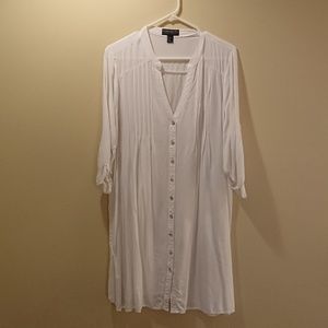 Forever 21 White Tunic 1X